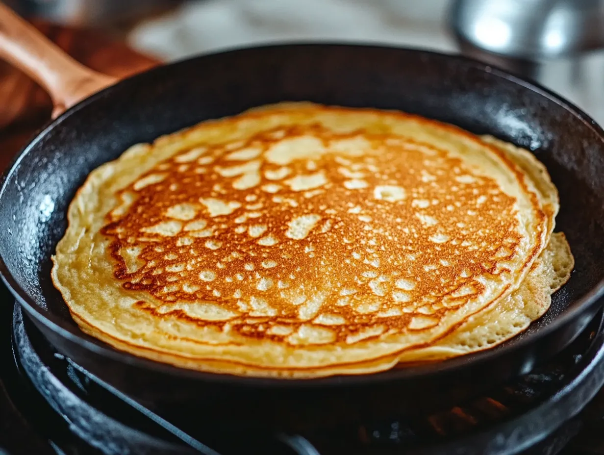 Easy Pancake Recipe: Homemade Pan Cakes Made Simple 6 Heat Your Skillet or Griddle