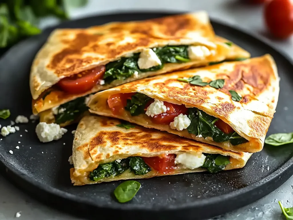 15 Best Spinach and Feta Quesadillas - Quick & Healthy