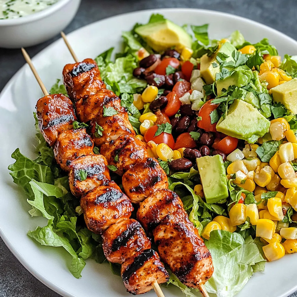 Amazing BBQ Chicken Skewer Salad: 7 Ultimate Summer Recipe Tips