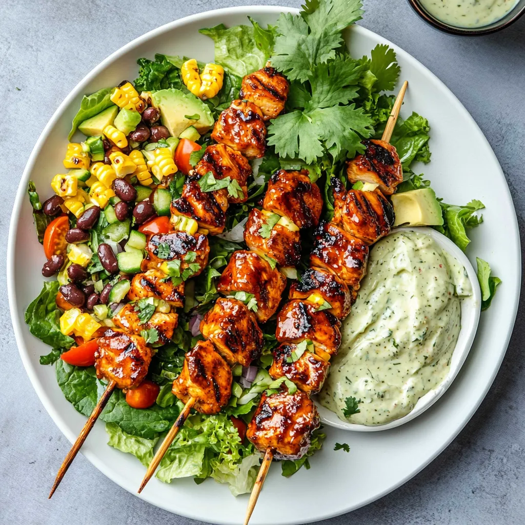 Amazing BBQ Chicken Skewer Salad: 7 Ultimate Summer Recipe Tips 5 Amazing BBQ Chicken Skewer Salad: 7 Ultimate Summer Recipe Tips