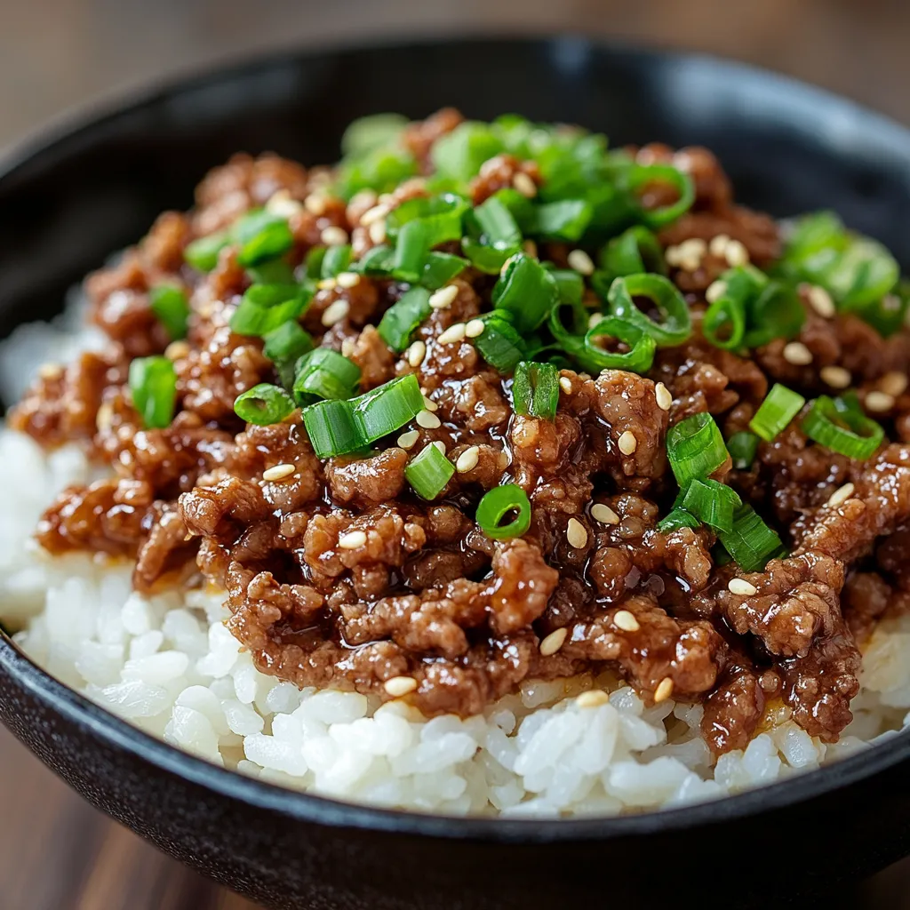 Best Korean Ground Beef Bowl Recipe – Easy and Flavorful