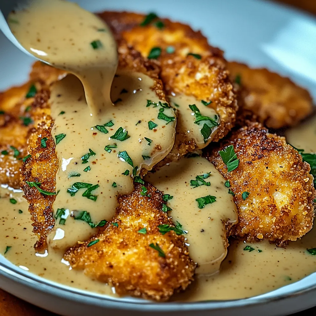 Crispy Parmesan Chicken with Garlic Sauce