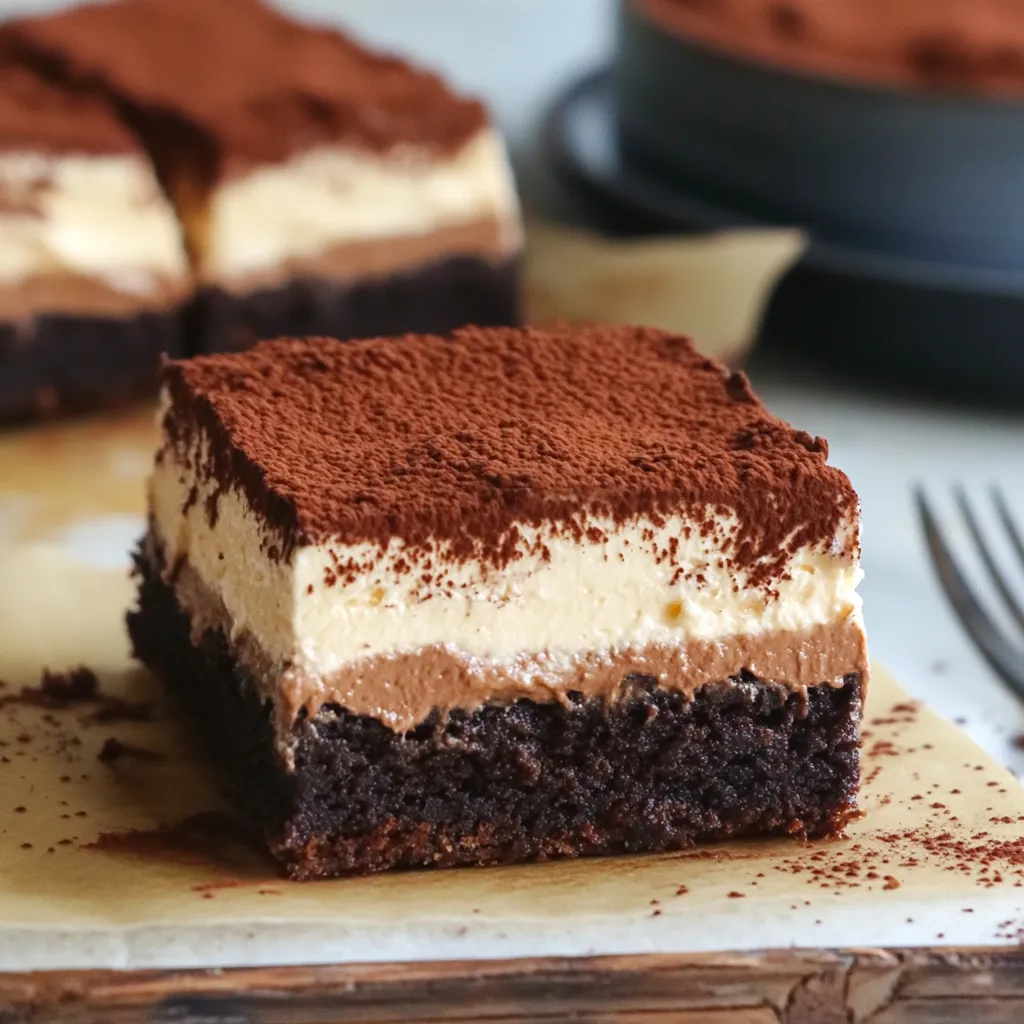 10 Best Tiramisu Brownies Recipe - Easy & Creamy