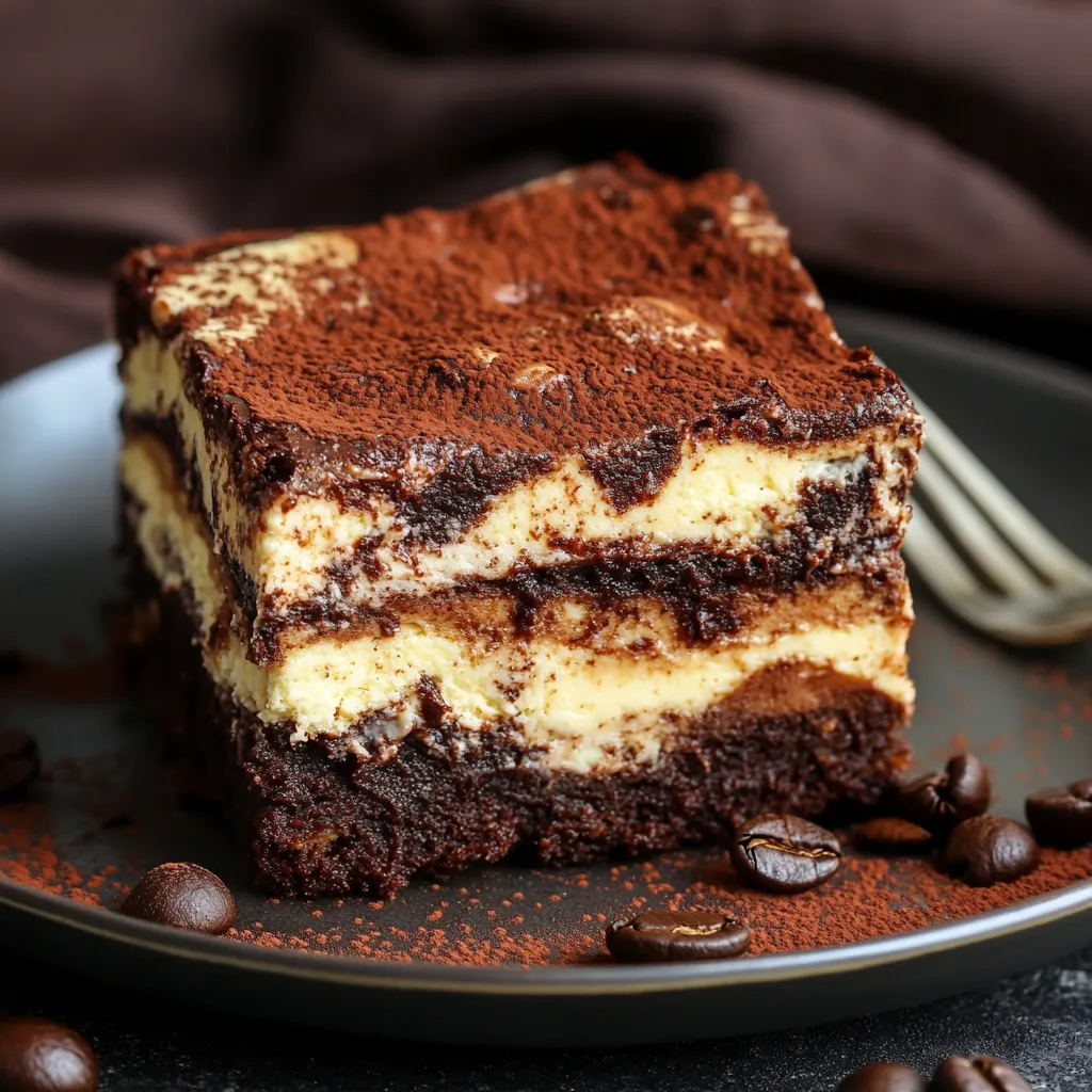 10 Best Tiramisu Brownies Recipe – Easy & Creamy