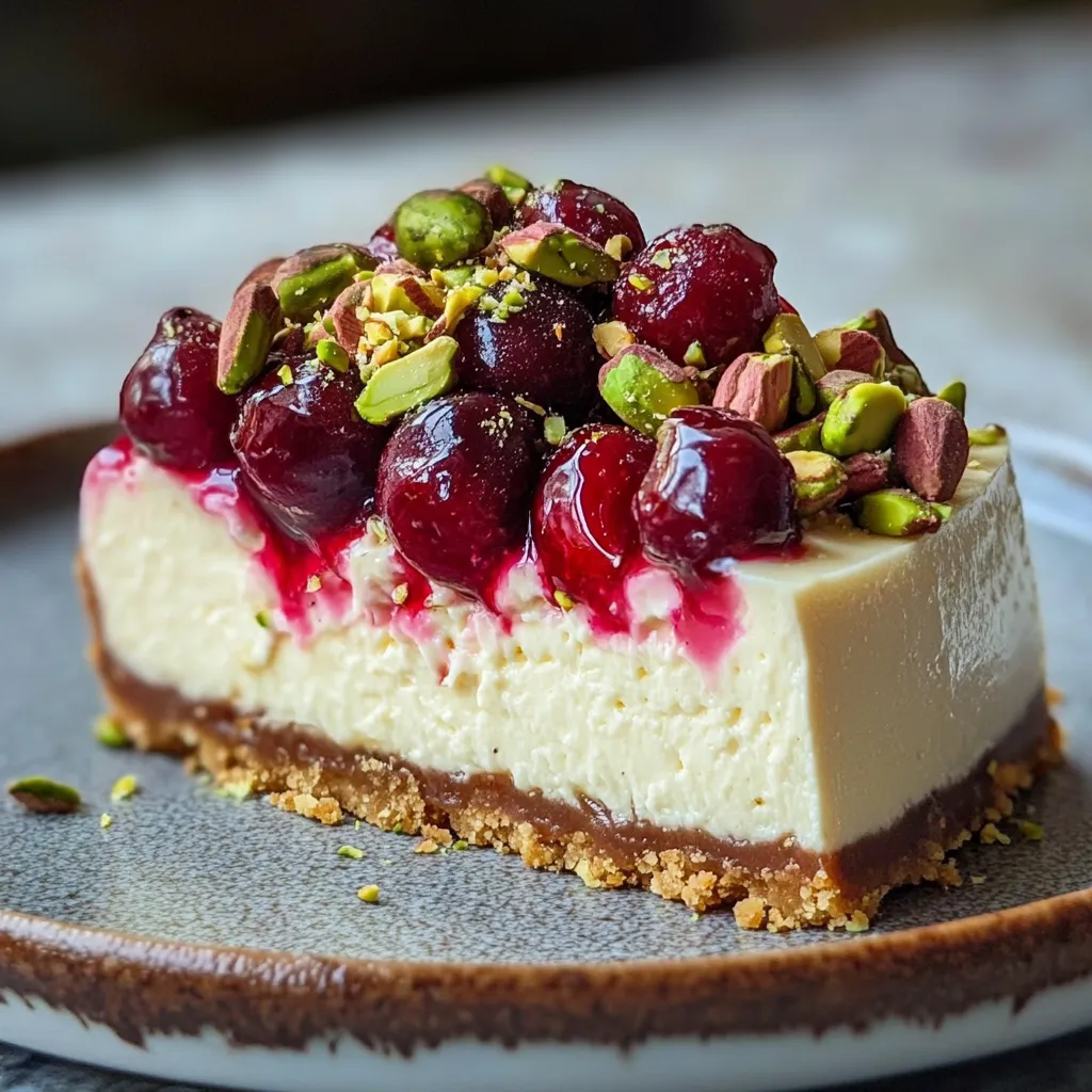 10 Steps to the Best Luscious Lemon-Lime Cherry Pistachio Cheesecake - Easy & Delicious