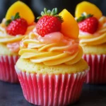 12 Easy Strawberry Mango Cupcakes - Best Tropical Dessert Recipe 10 12 Easy Strawberry Mango Cupcakes - Best Tropical Dessert Recipe