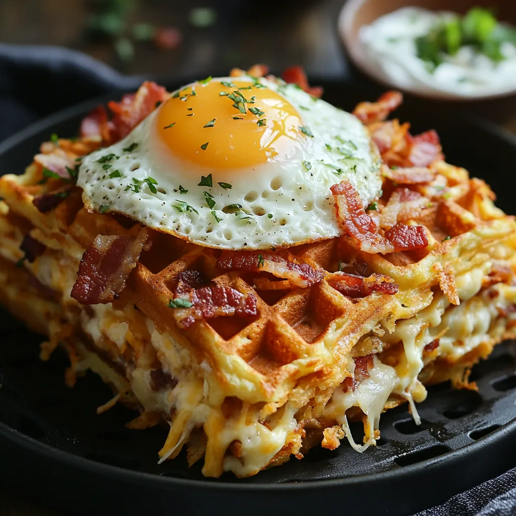 15 Best Bacon and Cheese Loaded Hashbrown Waffles Tips