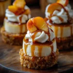 15-Minute Mini Caramel Apple Cheesecake Bites - Easy Recipe