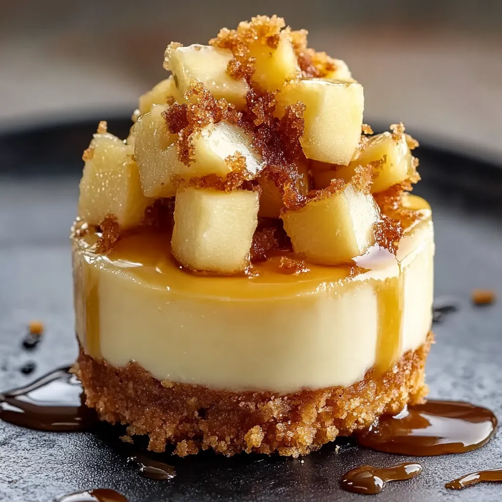 15-Minute Mini Caramel Apple Cheesecake Bites - Easy Recipe
