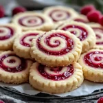15-Minute Raspberry Swirl Shortbread Cookies - Easy Holiday Recipe 10 15-Minute Raspberry Swirl Shortbread Cookies - Easy Holiday Recipe