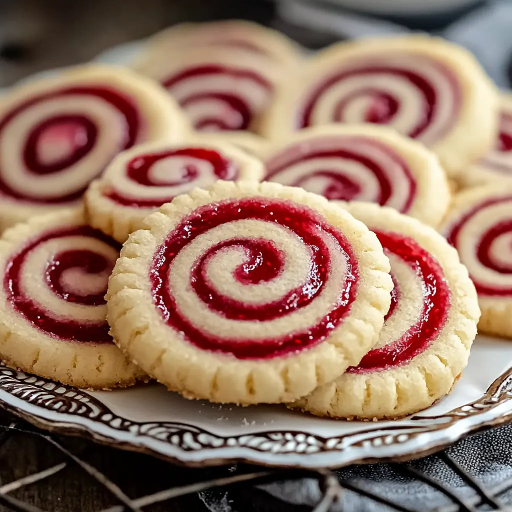 15-Minute Raspberry Swirl Shortbread Cookies - Easy Holiday Recipe 7 15-Minute Raspberry Swirl Shortbread Cookies - Easy Holiday Recipe
