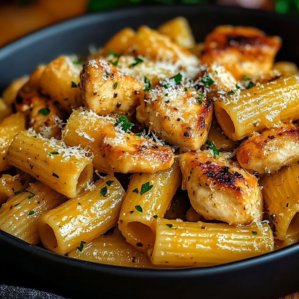 30-Minute Best Garlic Butter Chicken Rigatoni Recipe with Parmesan 6 30-Minute Best Garlic Butter Chicken Rigatoni Recipe with Parmesan
