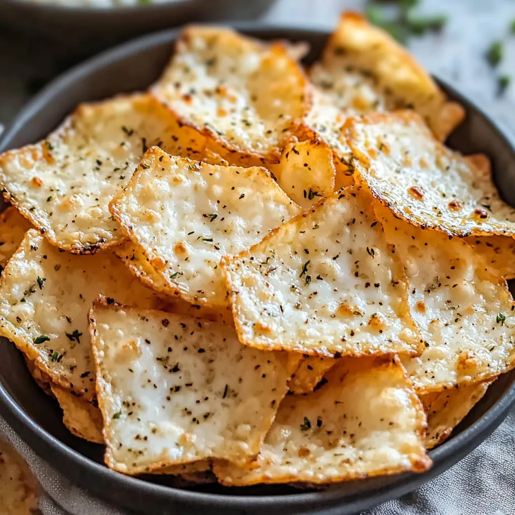 5-Ingredient Cottage Cheese Chips Recipe - Crispy & Healthy