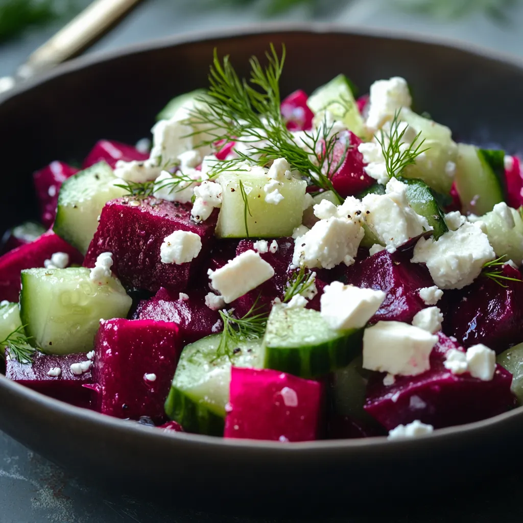7 Steps to Perfect Beet Salad with Feta, Cucumbers, and Dill | Easy Recipe 6 7 Steps to Perfect Beet Salad with Feta, Cucumbers, and Dill | Easy Recipe