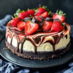 7 Steps to Perfect Chocolate Strawberry Swirl Cheesecake | Easy Recipe 8 7 Steps to Perfect Chocolate Strawberry Swirl Cheesecake | Easy Recipe