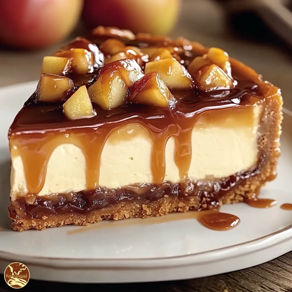 Best Caramel Apple Cheesecake Recipe (5 Easy Steps)