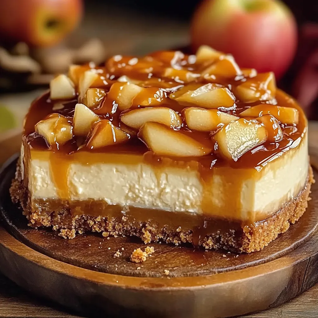 Best Caramel Apple Cheesecake Recipe (5 Easy Steps)