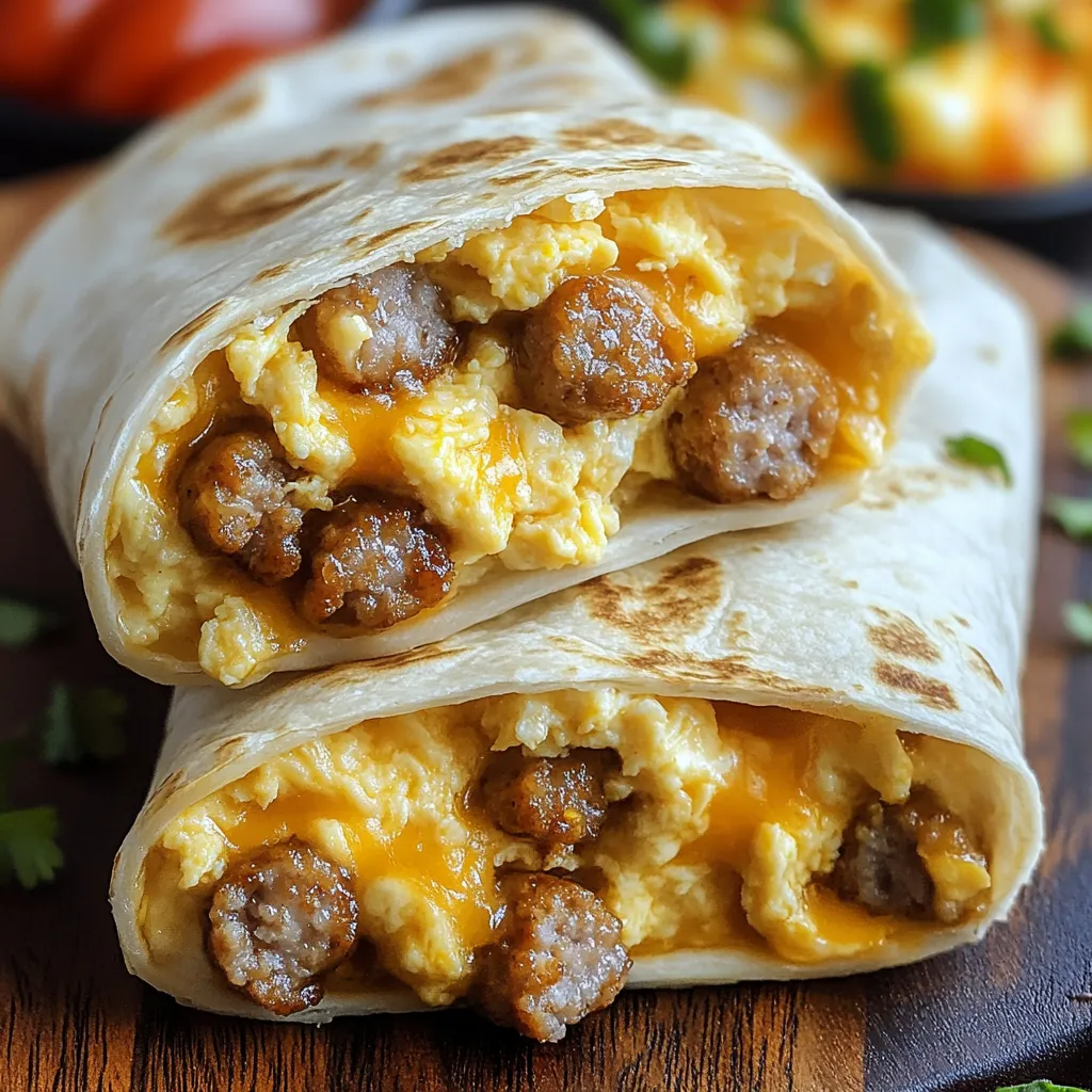 Best Cheesy Sausage and Egg Wraps Recipe - Easy 15-Minute Breakfast 7 Best Cheesy Sausage and Egg Wraps Recipe - Easy 15-Minute Breakfast