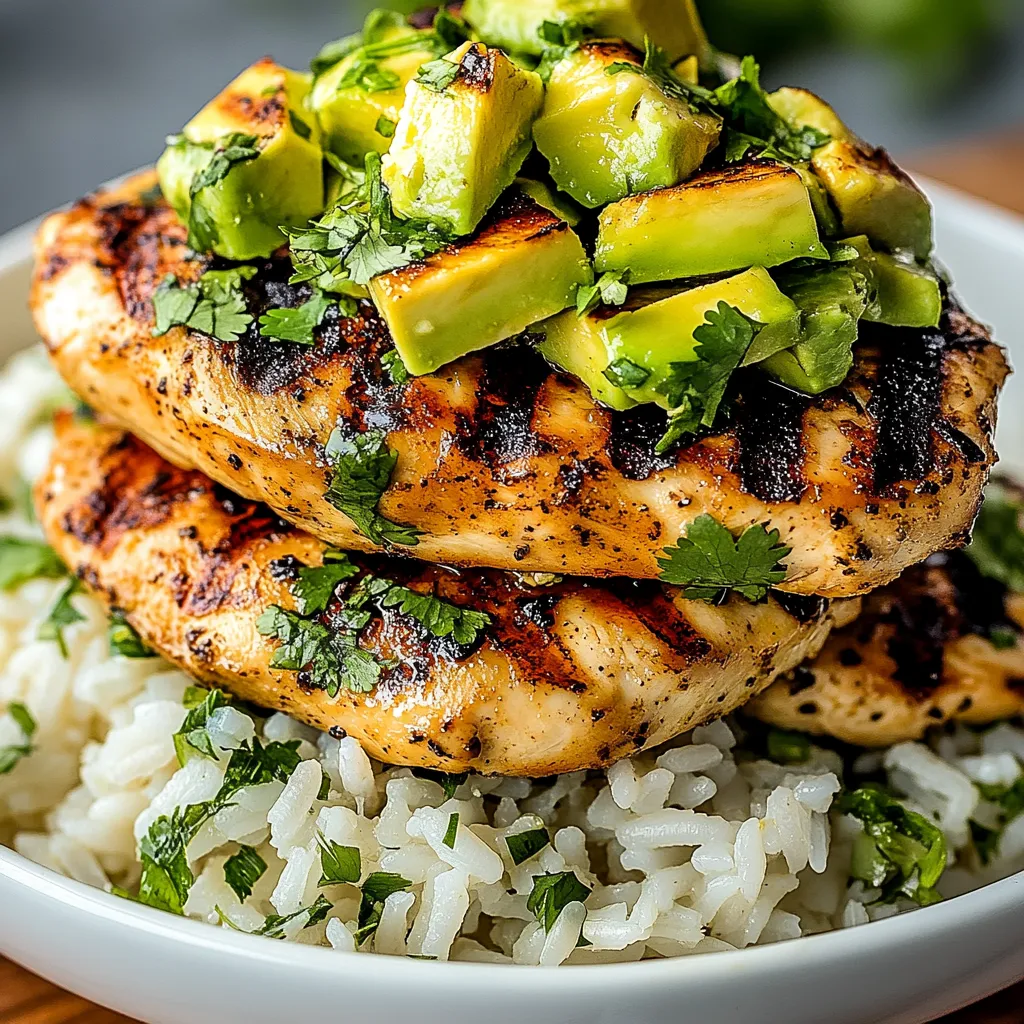 Best Honey Lime Chicken Avocado Rice Stack Recipe – Easy and Flavorful