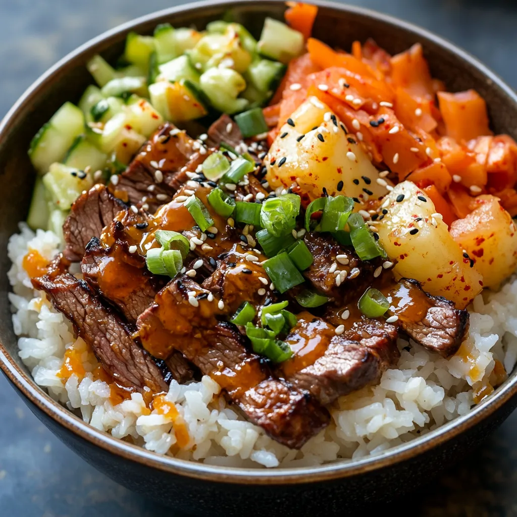 9 Best Korean BBQ Steak Rice Bowls - Easy 30-Minute Recipe