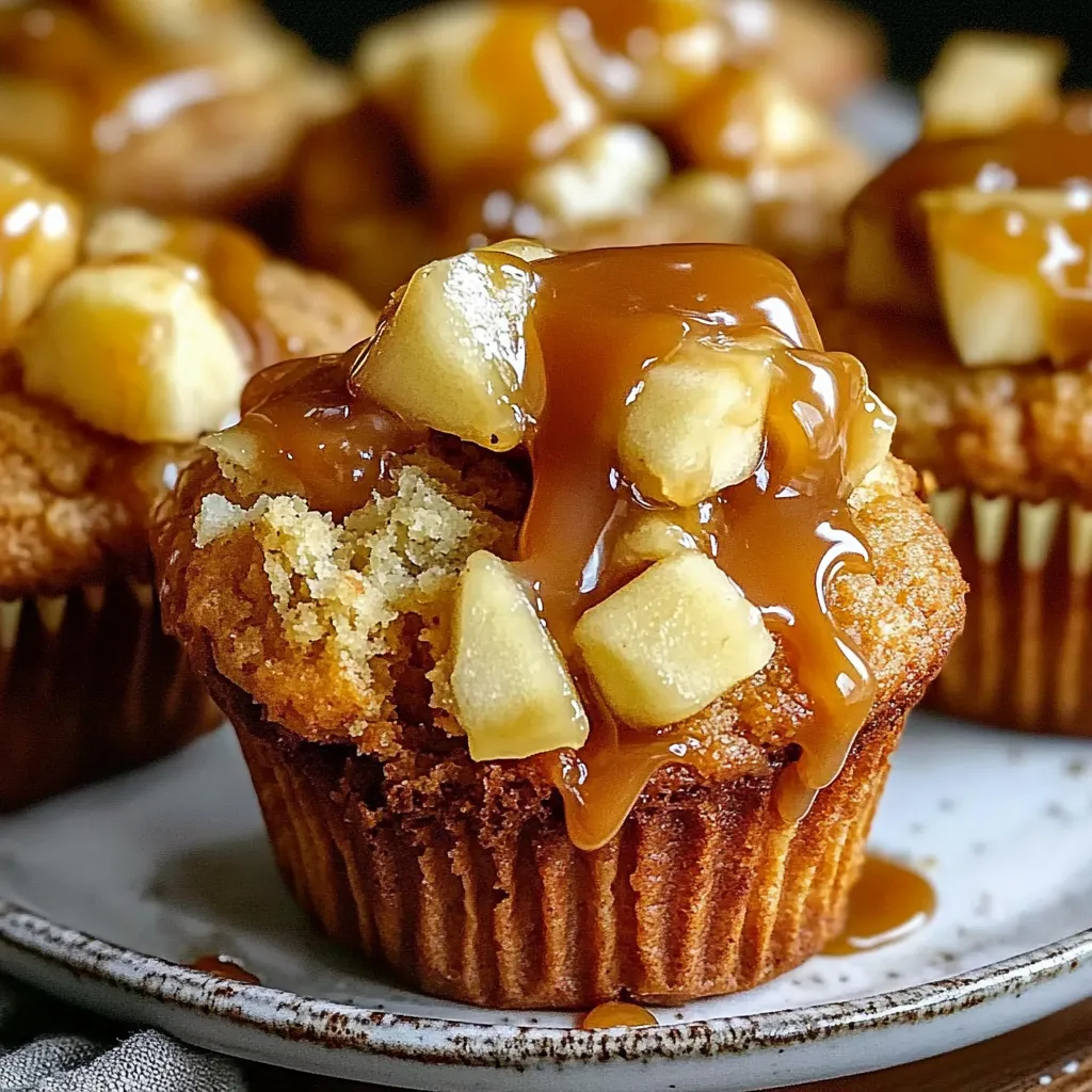 Caramel Apple Muffins Recipe - Ready in 30 Minutes, Gooey & Delicious
