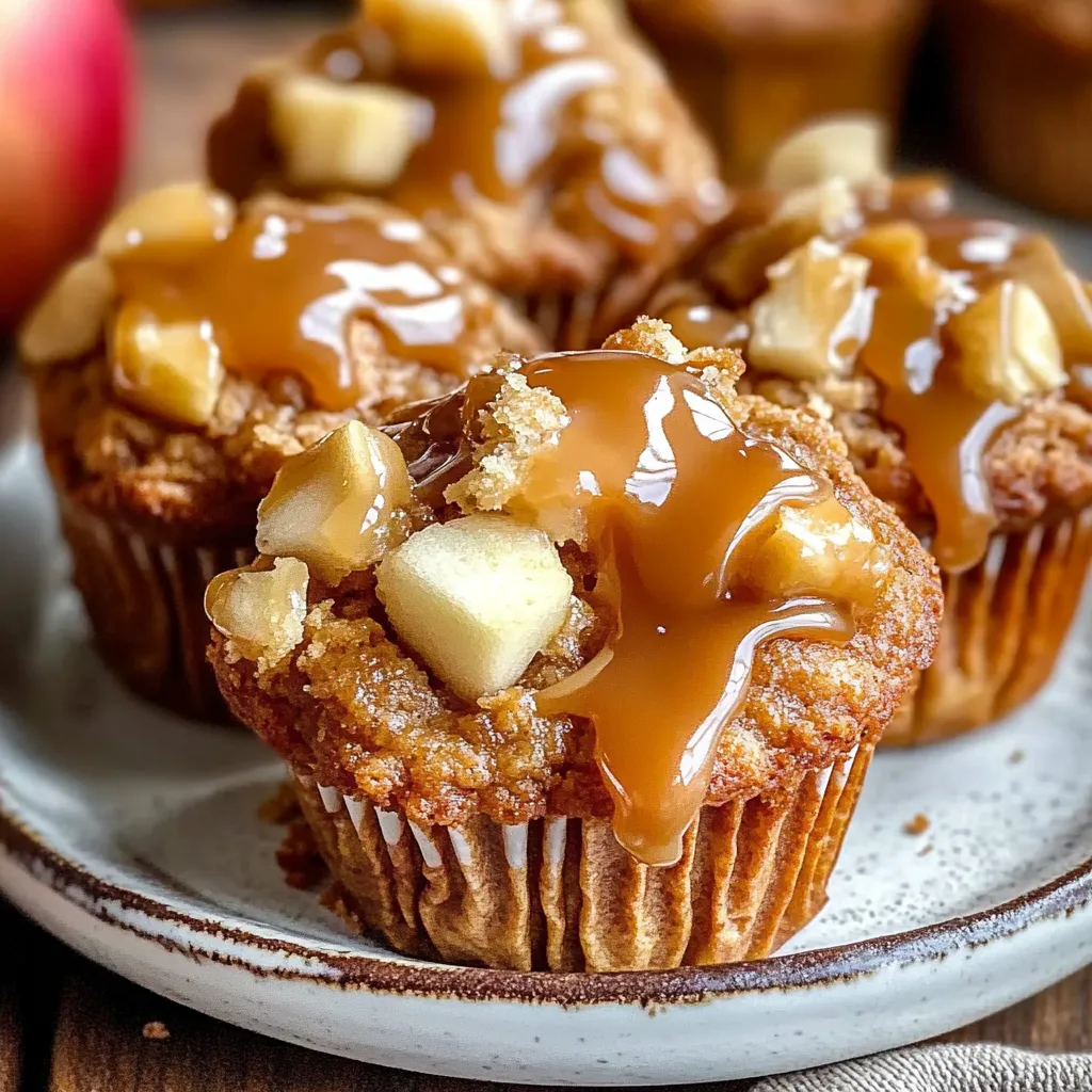 Caramel Apple Muffins Recipe - Ready in 30 Minutes, Gooey & Delicious
