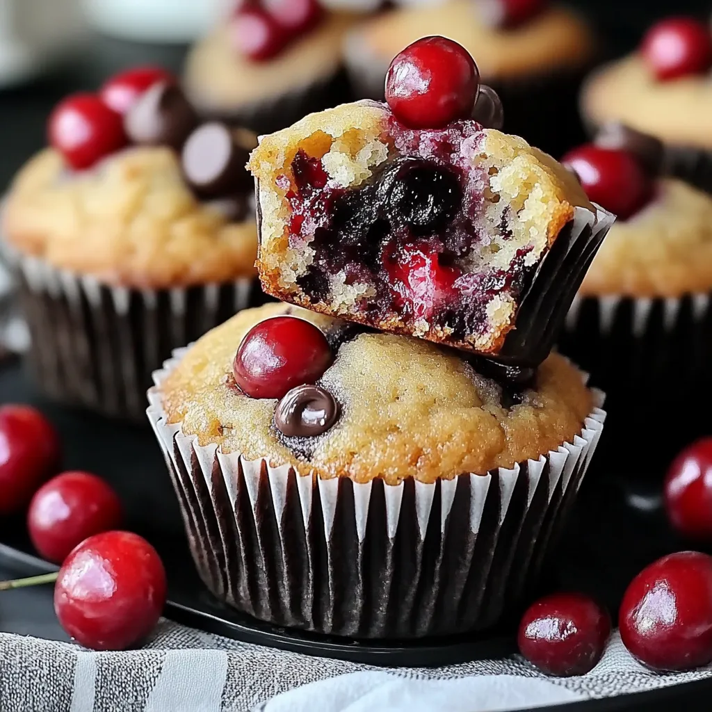 Cherry Chocolate Chip Muffins Recipe 30 Minute Easy