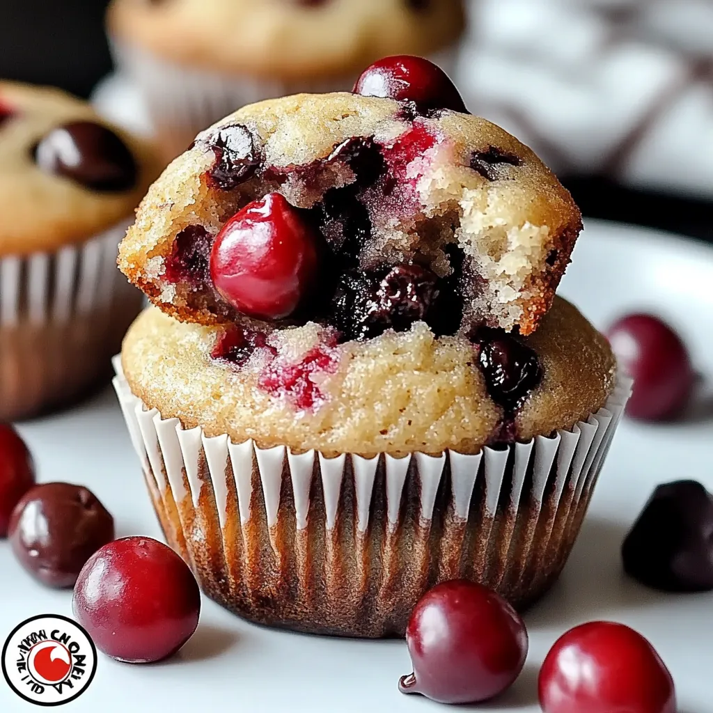 Cherry Chocolate Chip Muffins Recipe 30 Minute Easy