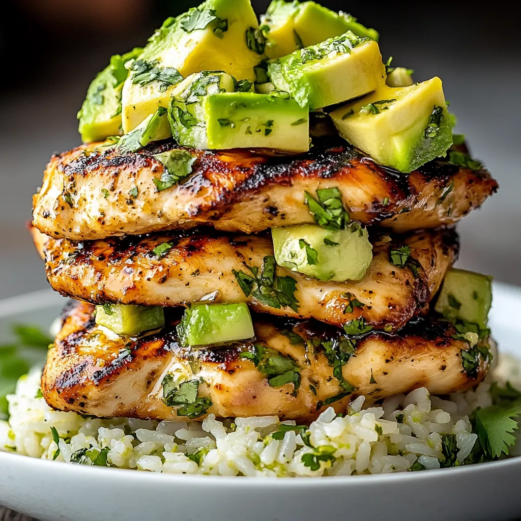 Honey Lime Chicken Avocado Rice Stack Recipe: 7 Simple Steps 7 Honey Lime Chicken Avocado Rice Stack Recipe: 7 Simple Steps