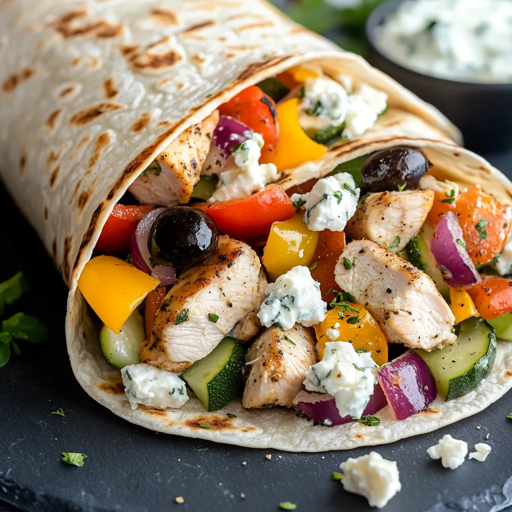# Mediterranean Chicken Wraps Recipe: 7 Easy Steps to Perfection