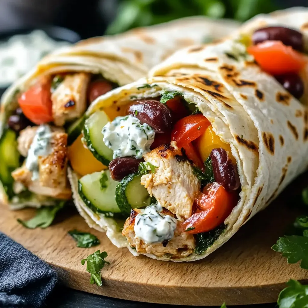 Mediterranean Chicken Wraps Recipe: 7 Easy Steps to Perfection 5 # Mediterranean Chicken Wraps Recipe: 7 Easy Steps to Perfection