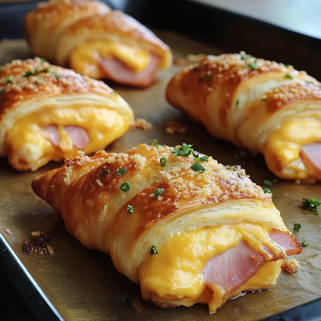 20-Min Ham Cheddar Crescent Roll-Ups Recipe - Easy & Best 7 20-Min Ham Cheddar Crescent Roll-Ups Recipe - Easy & Best