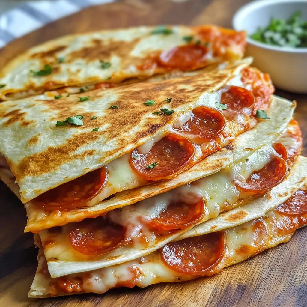 5-Minute Pepperoni Pizza Quesadillas Recipe - Easy & Quick 7 5-Minute Pepperoni Pizza Quesadillas Recipe - Easy & Quick
