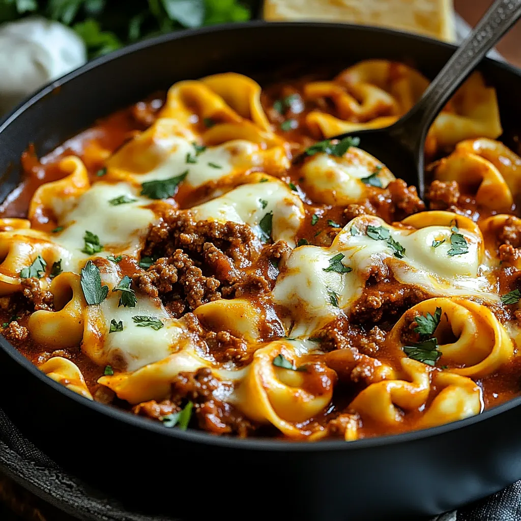 Cheesy Beef Enchiladas Tortellini Recipe - Easy 30 Minute
