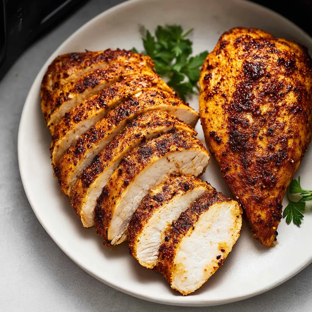 15-Minute Air Fryer Chicken Breast Recipe - Easy & Juicy 6 air fryer chicken breast