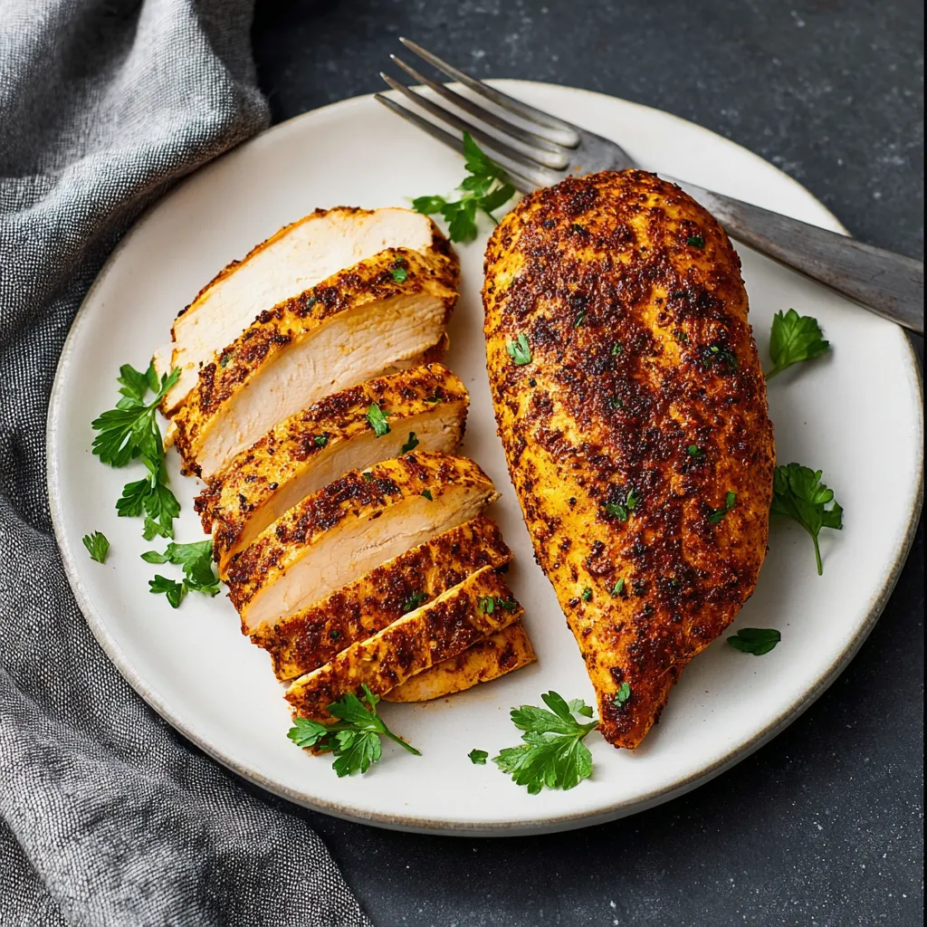 15-Minute Air Fryer Chicken Breast Recipe - Easy & Juicy 7 air fryer chicken breast