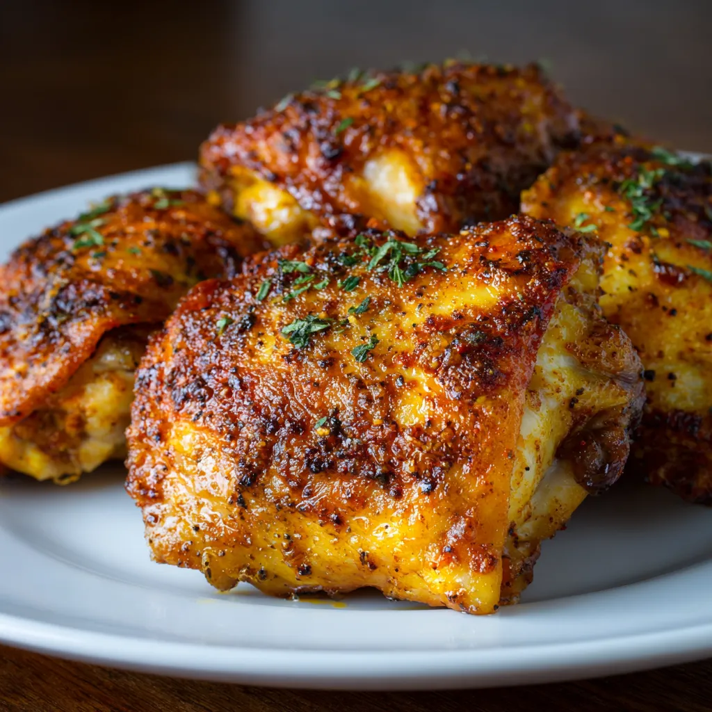 easy air fryer chicken thighs