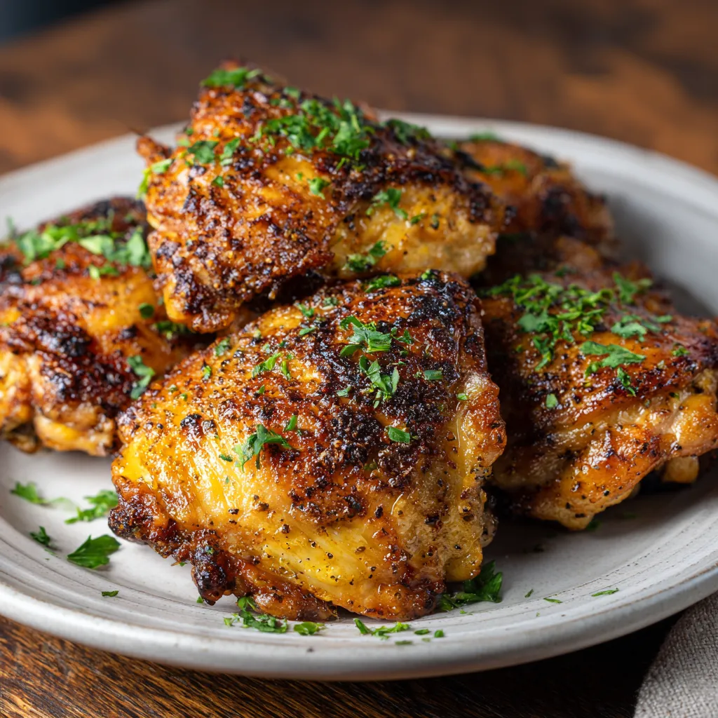 easy air fryer chicken thighs