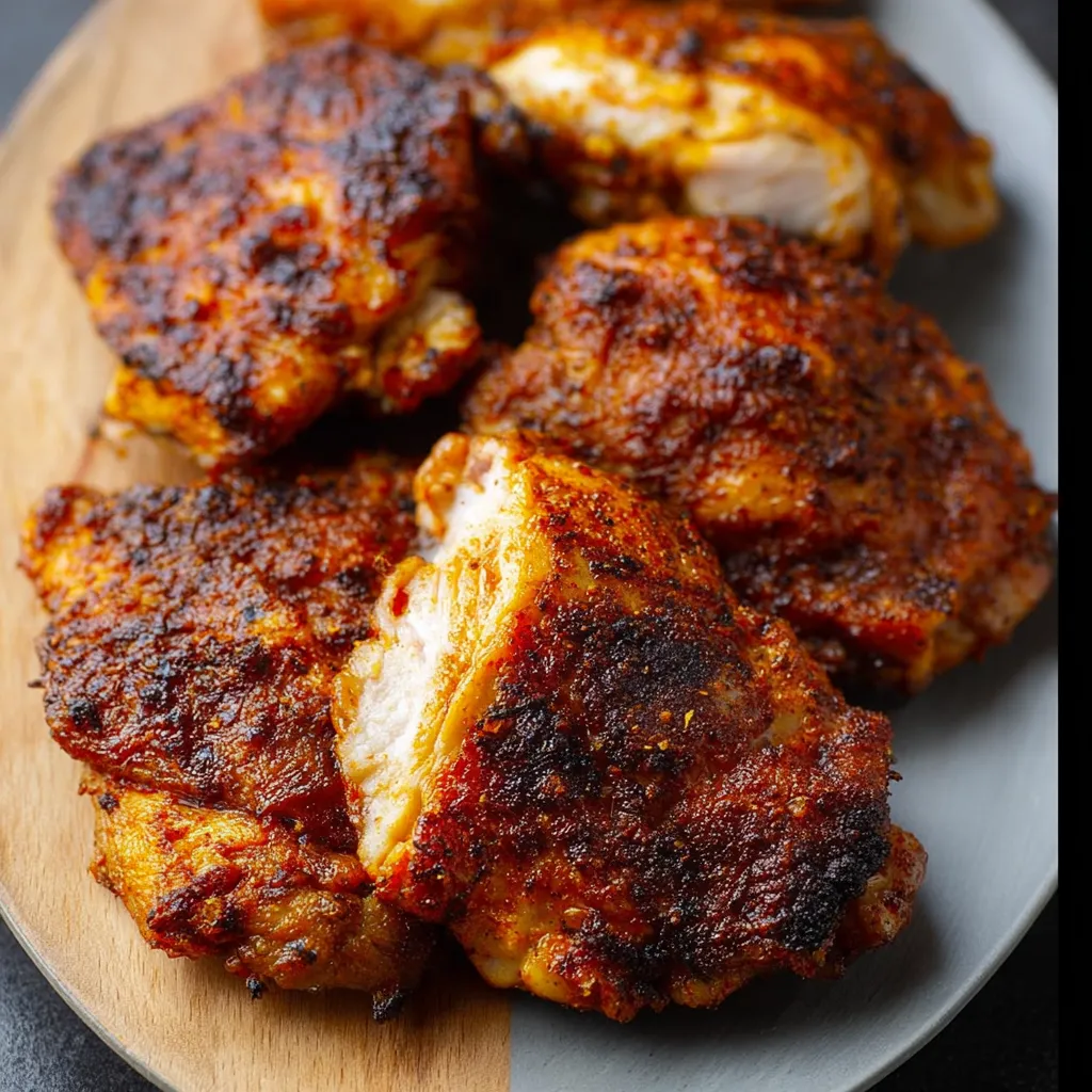 Easy Air Fryer Chicken Thighs Recipe (20 Min + Crispy!) 6 Easy Air Fryer Chicken Thighs Recipe (20 Min + Crispy!)