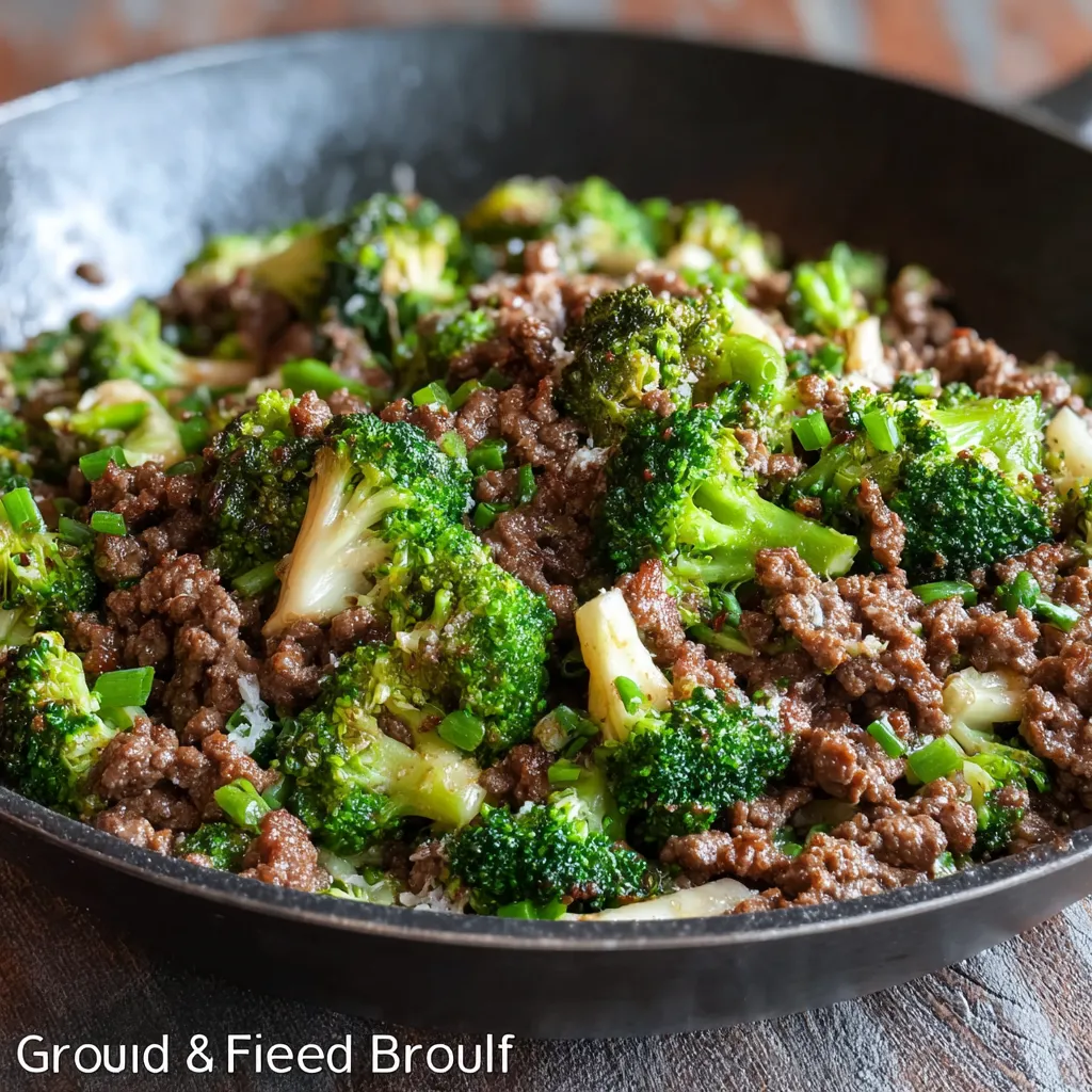 Ultimate Ground Beef and Broccoli Recipe (Easy 30-Minute) 6 Ingredients Ground beef and broccoli