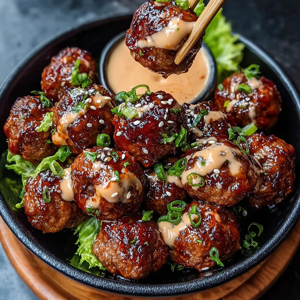 Korean BBQ Meatballs Recipe10