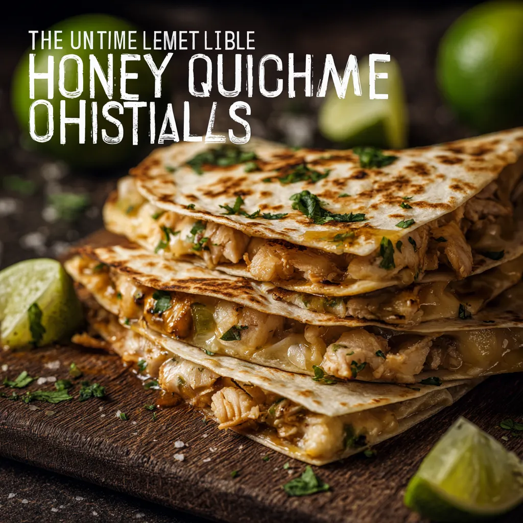 The Ultimate Honey Lime Chicken Quesadillas Recipe (Restaurant-Quality at Home) 9 The Ultimate Honey Lime Chicken Quesadillas Recipe (Restaurant-Quality at Home)