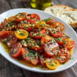 Tomato Garlic Salad Recipe