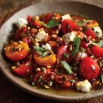 Tomato garlic salad