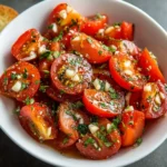 tomato garlic salad