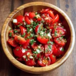 tomato garlic salad